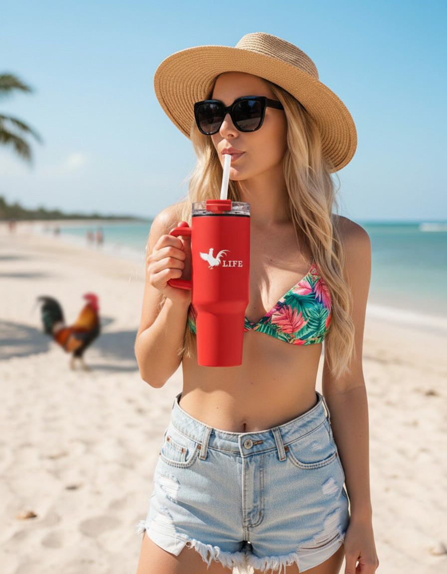 Cock Lite 40 oz. Travel Mug