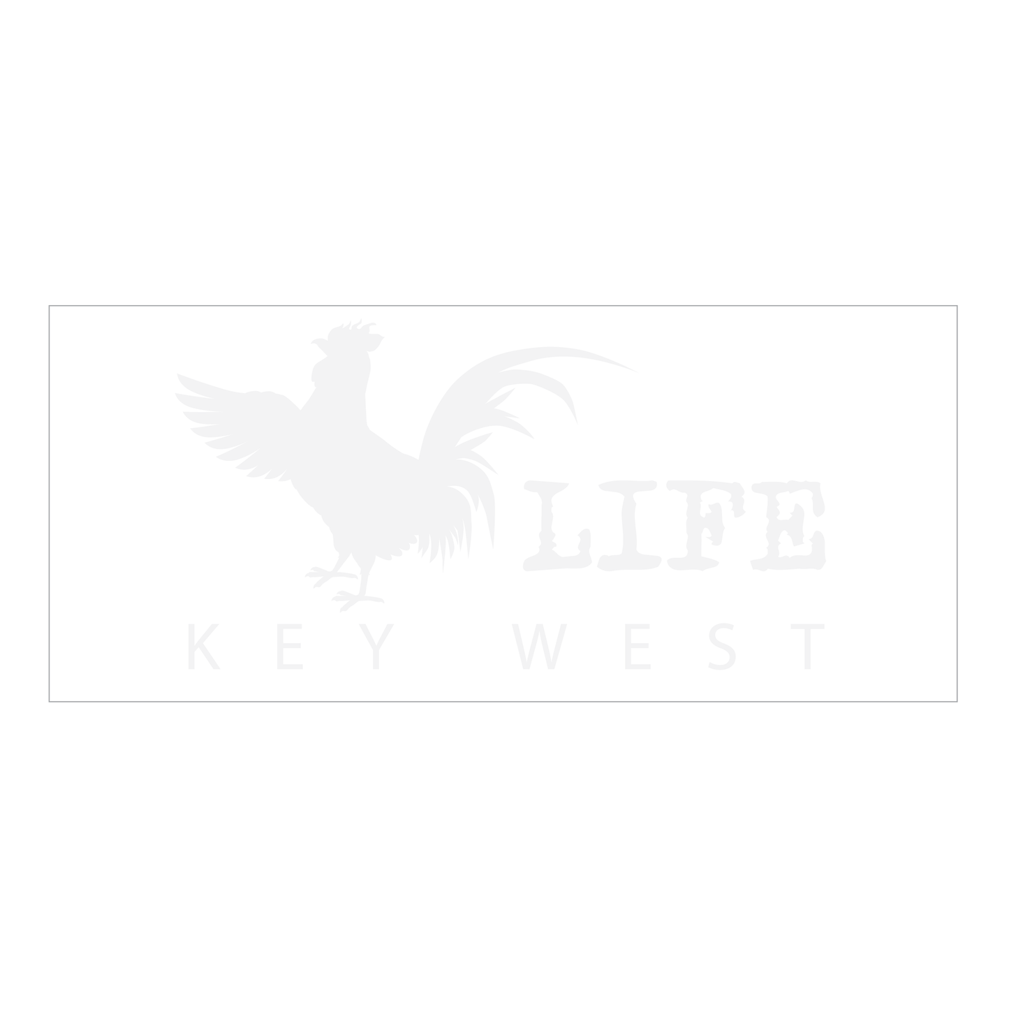 Cock Lite Key West Decal