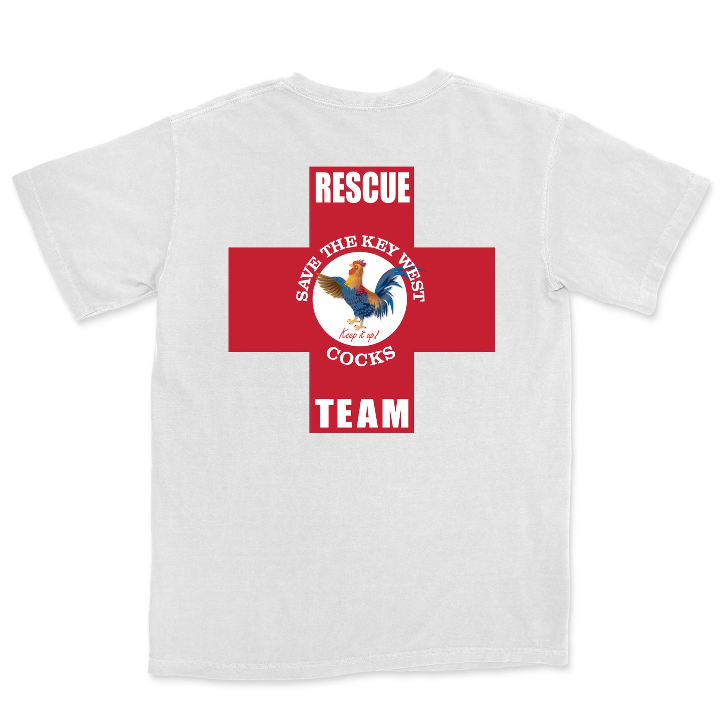 Save the Key West Cocks Rescue Team T-shirt