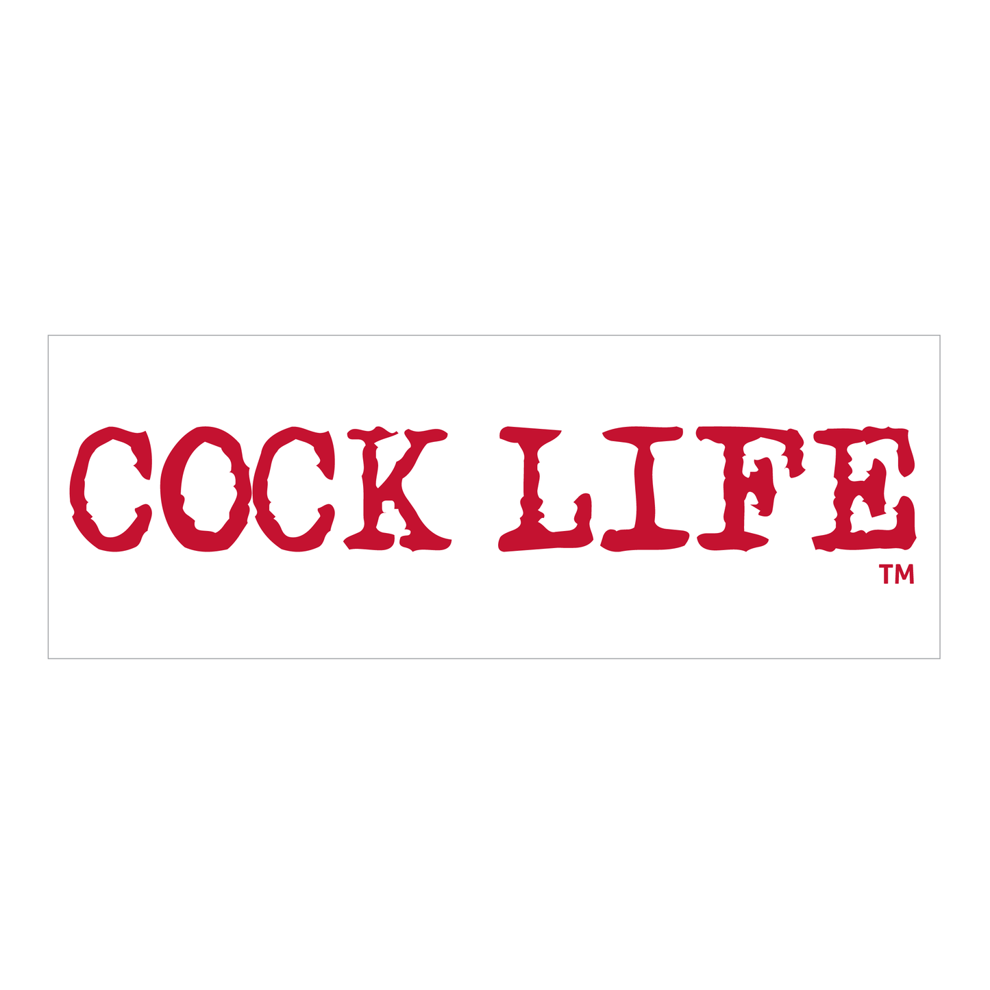 Cock Life Decal