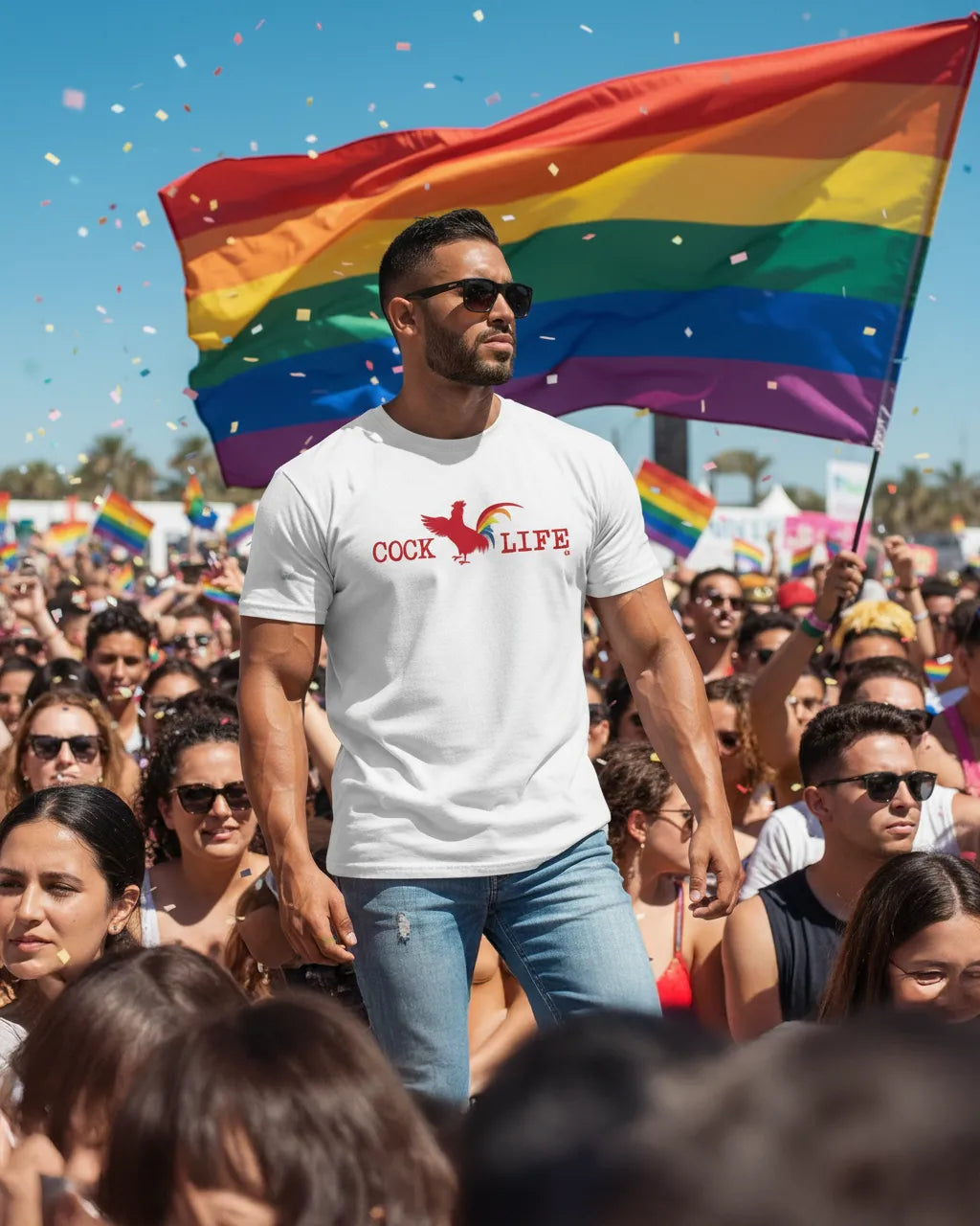 Cock Life Key West Pride T-shirt