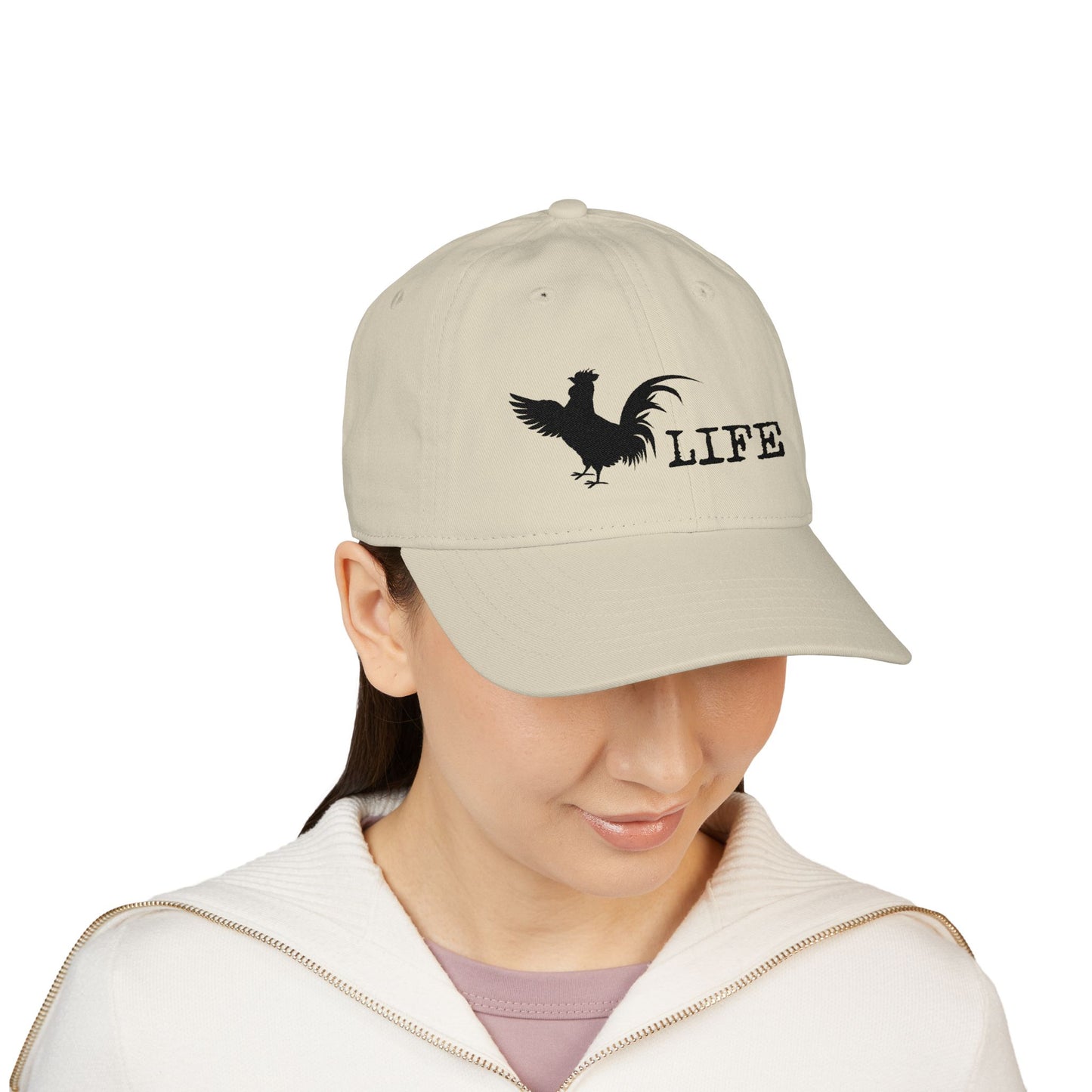 Cock Lite Dad Hat Beige