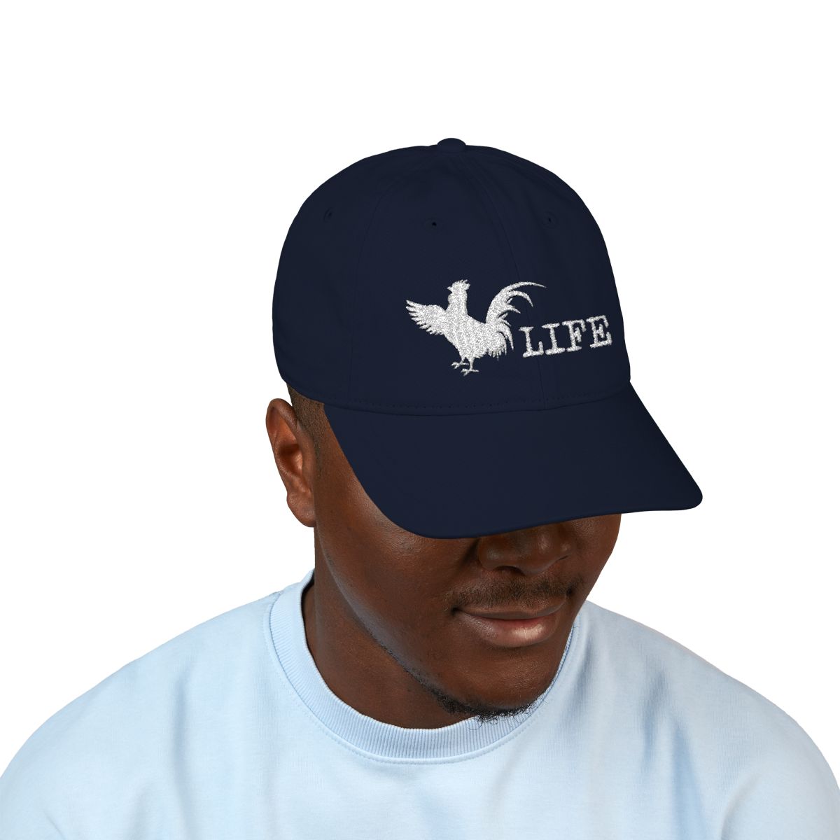 Cock Lite Dad Hat Blue