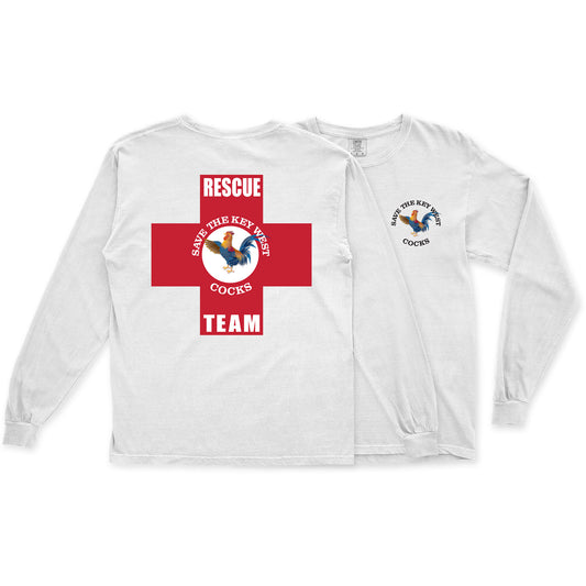 Save the Key West Cocks Rescue Team Long Sleeve