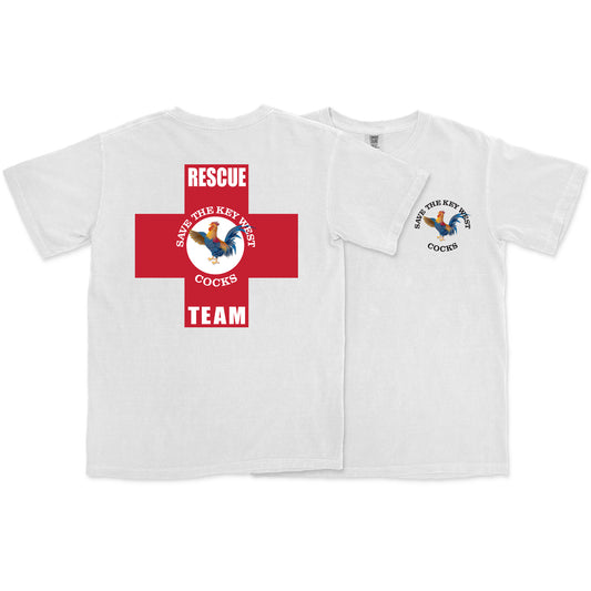 Save the Key West Cocks Rescue Team T-shirt